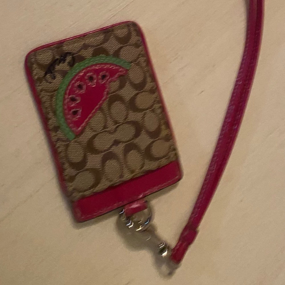 Coach lanyard